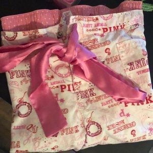 Pink pijama pants